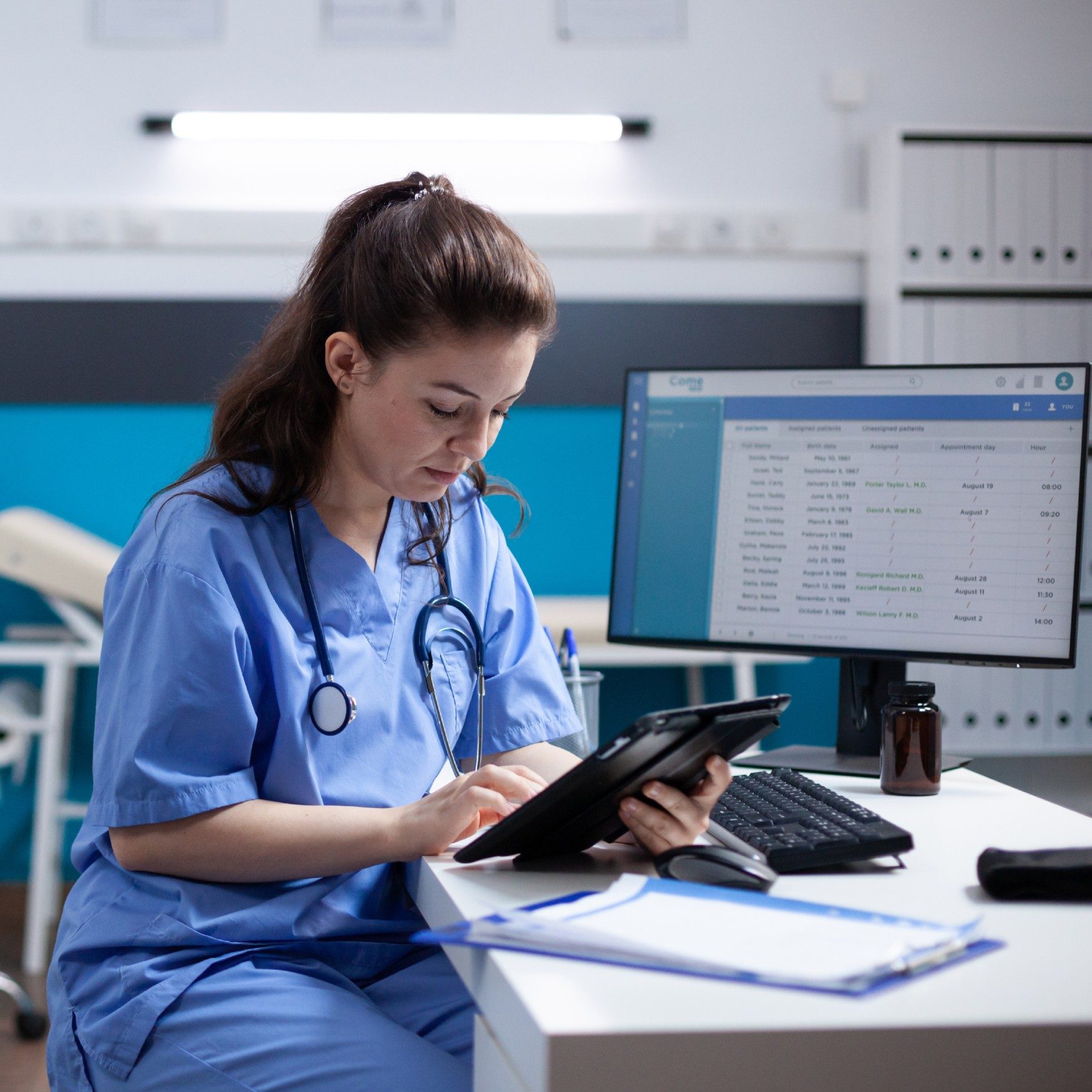 Person, Computer, Electronics