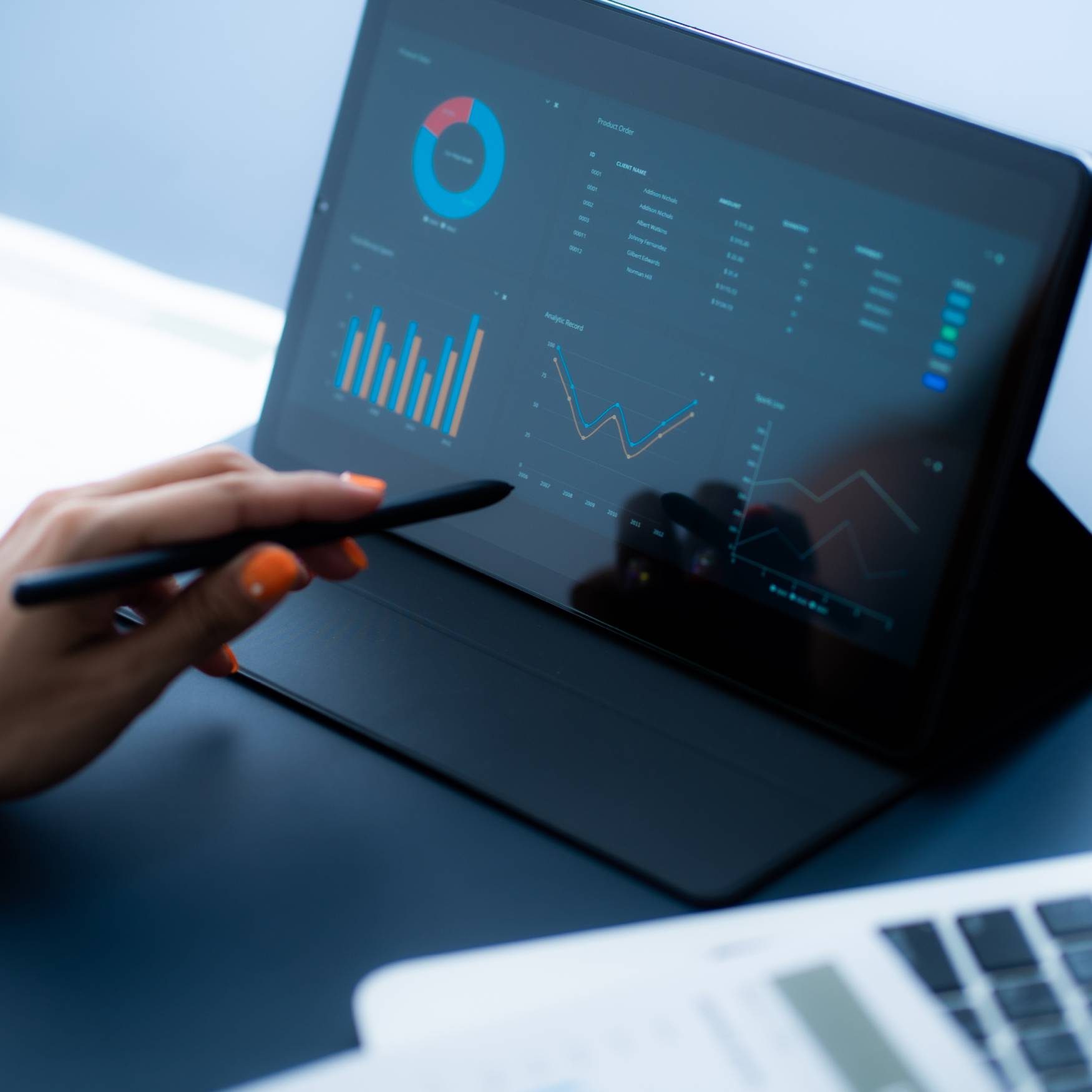 Pen, Chart, Electronics